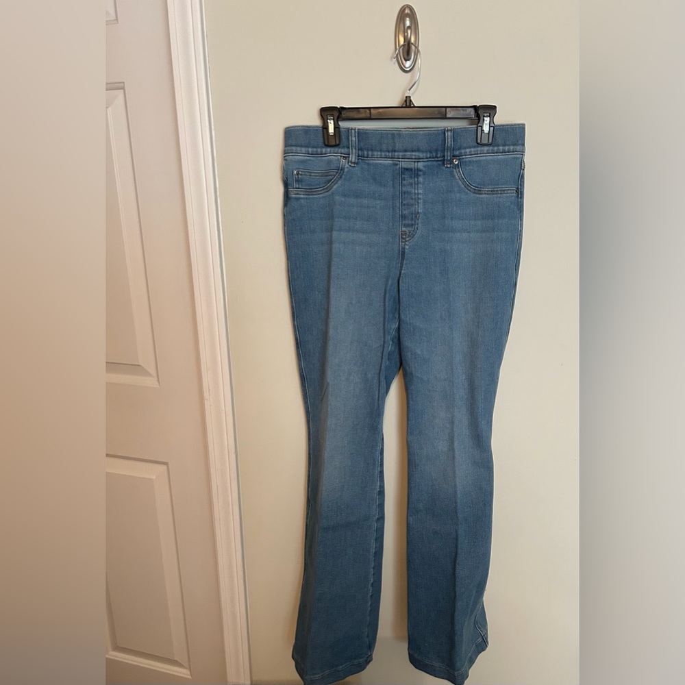 SPANX Light Blue Flare Jeans
